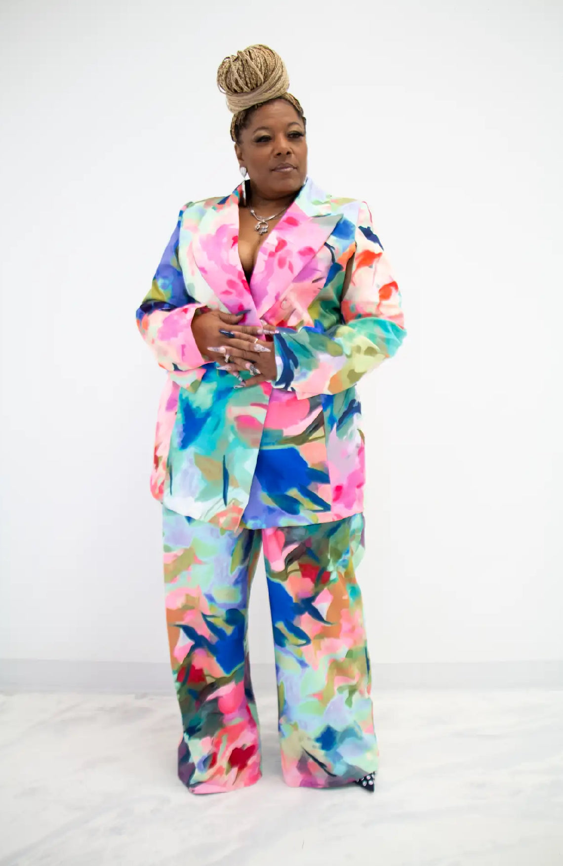 HER Floral Power Suit