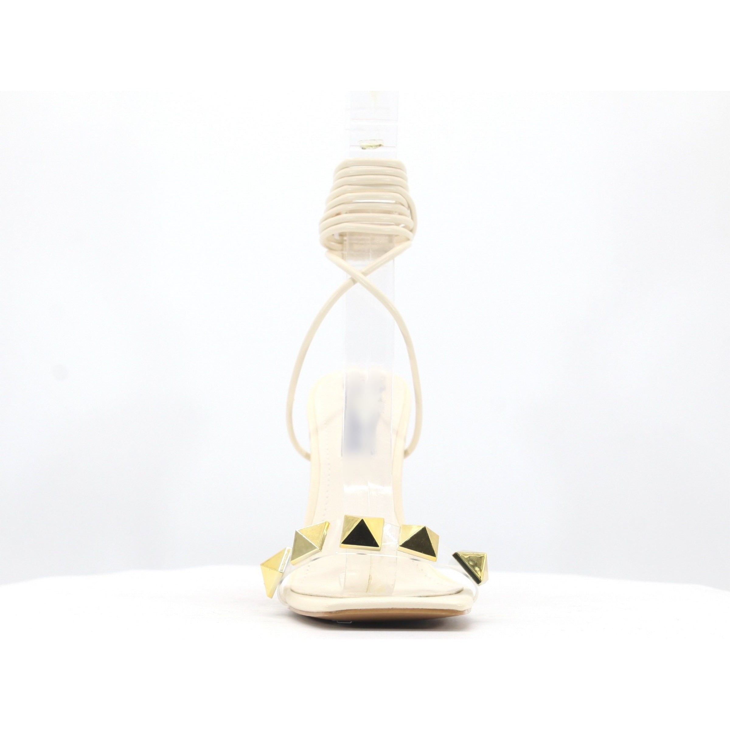 HER Off White Strappy Heels