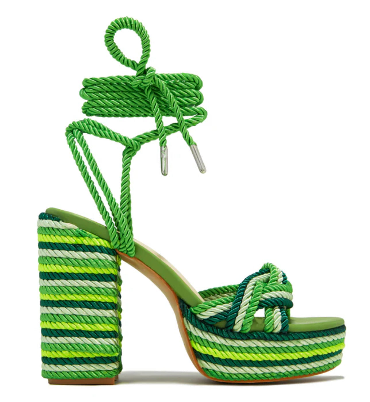 HER Green Multi Rope Heel