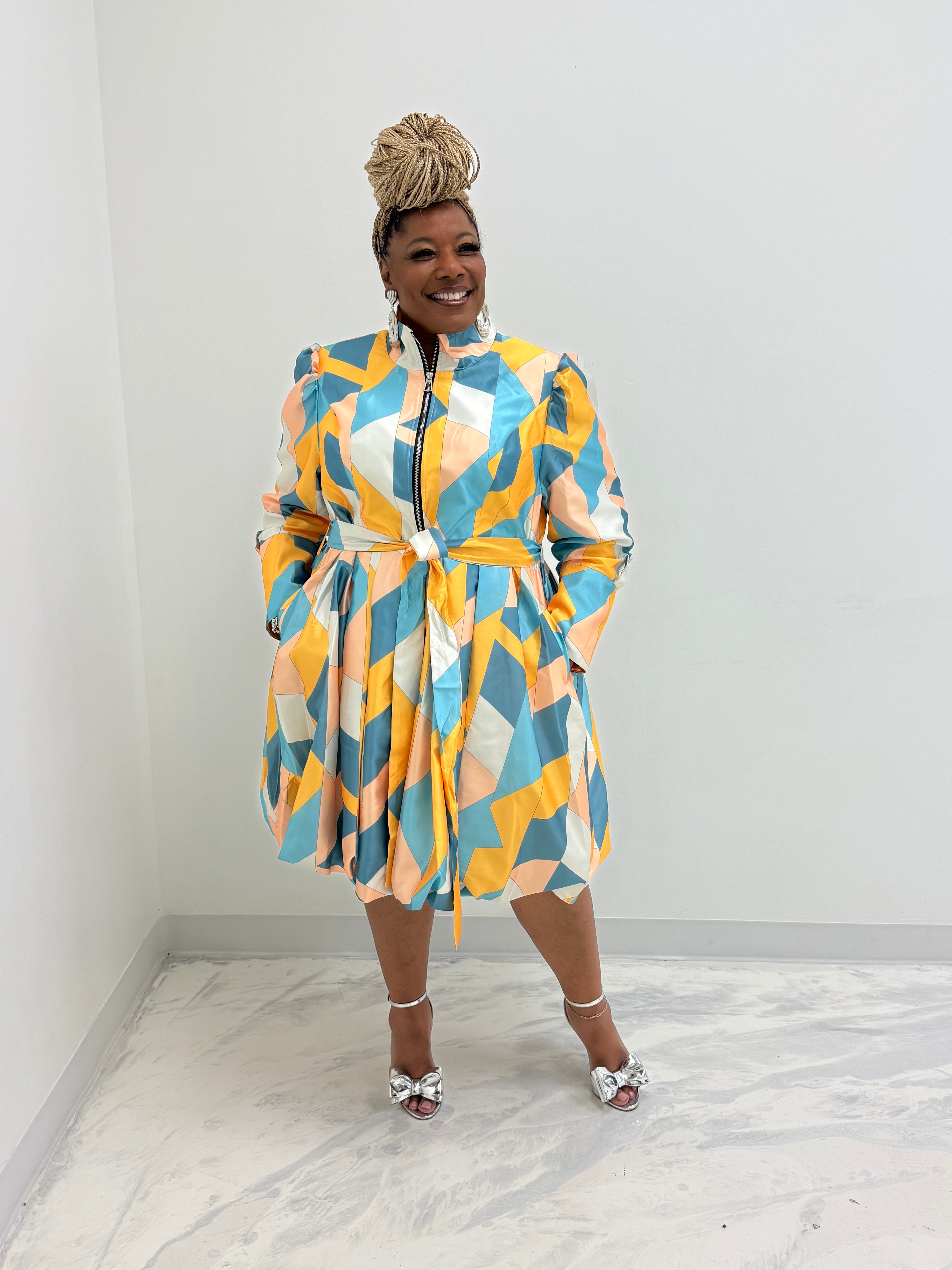 HER Multi Color Print Dress