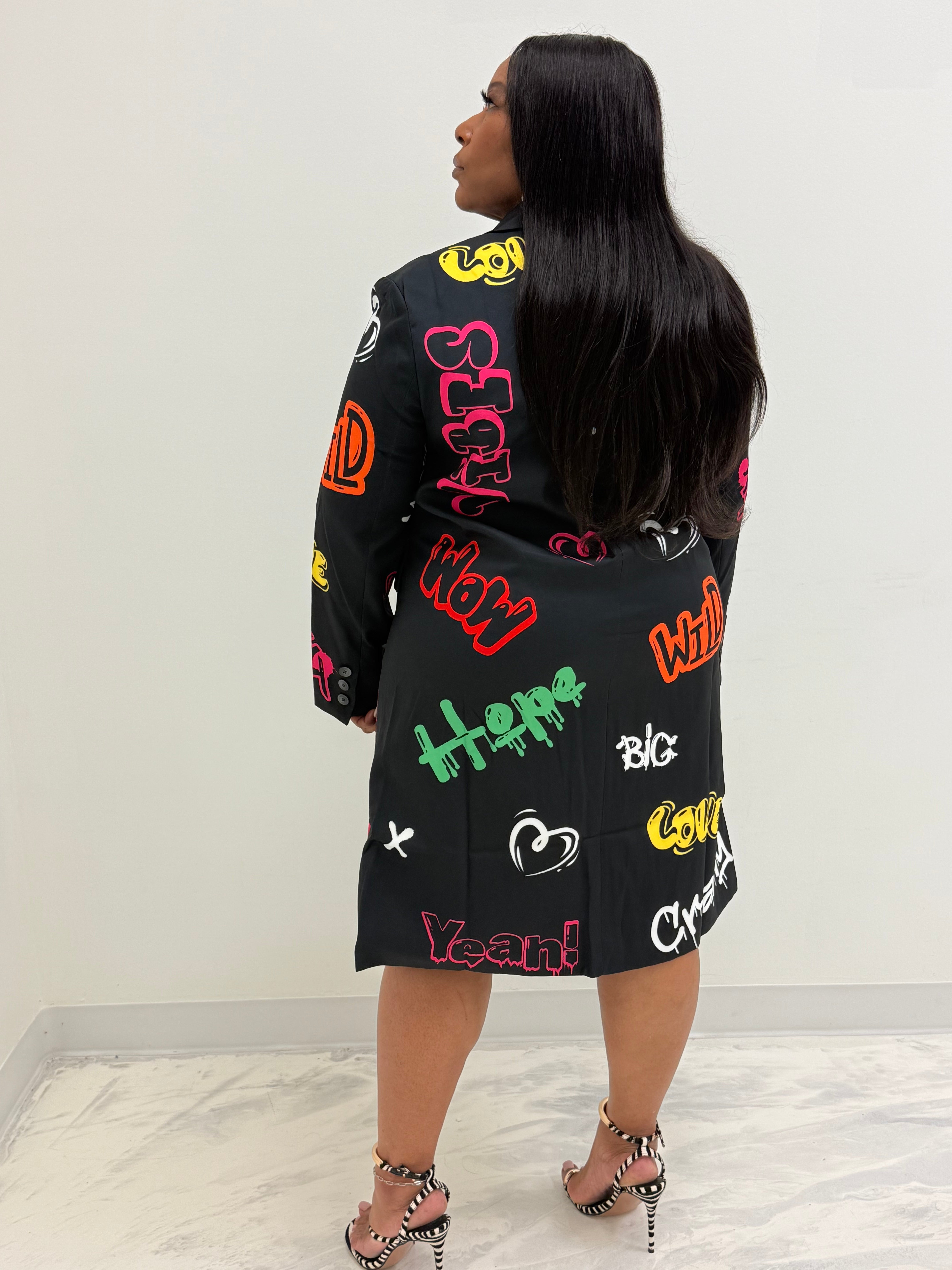 HER Graffiti Trench | Black