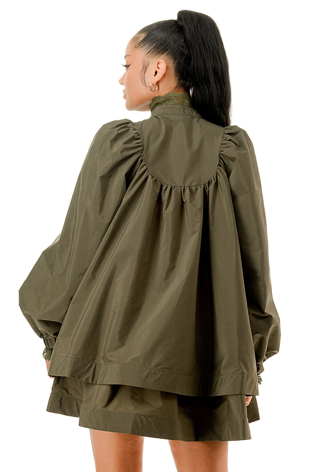 HER Olive Baby Doll Dress/Top