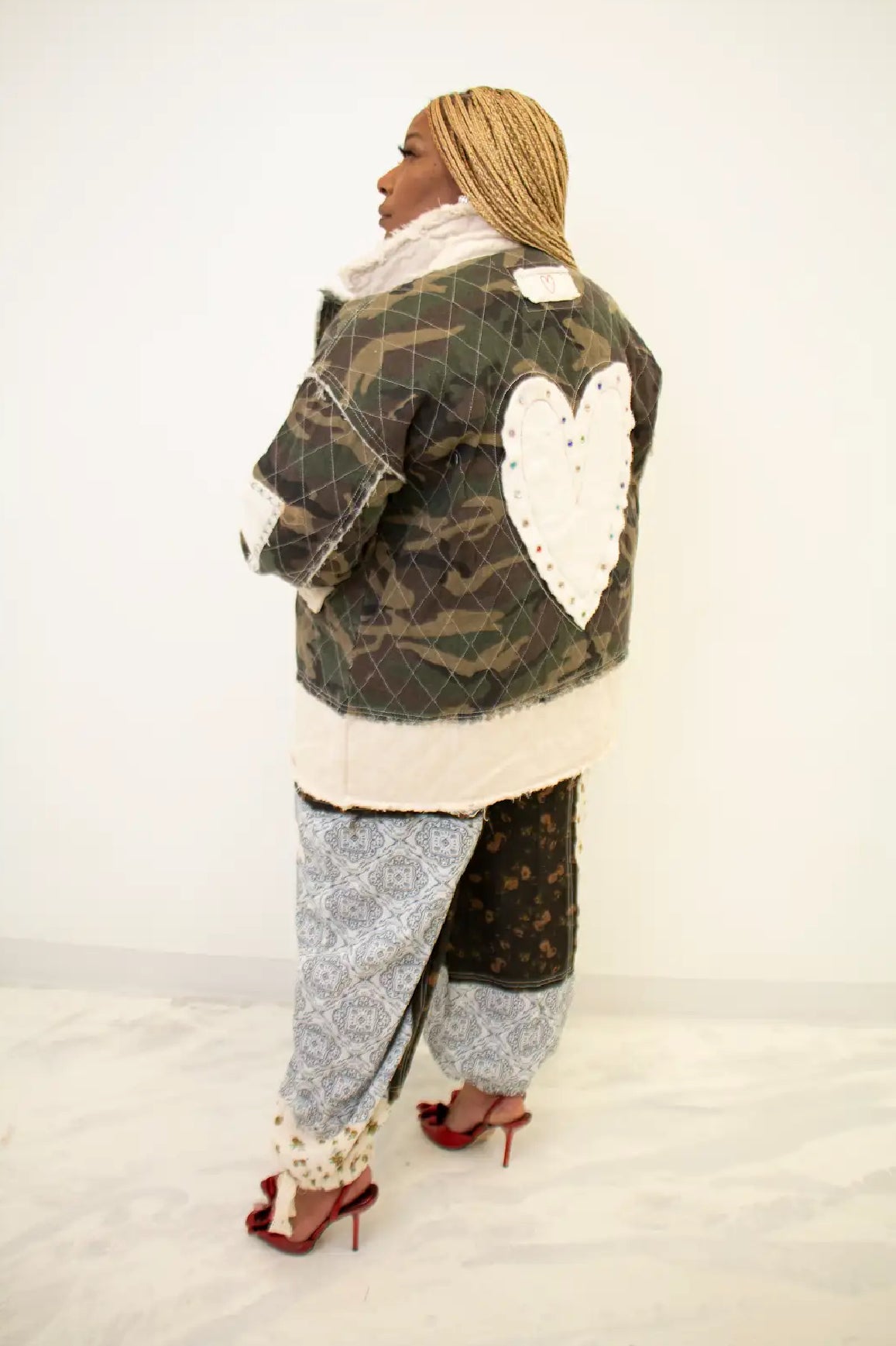 Her Camo Patchwork Joggers