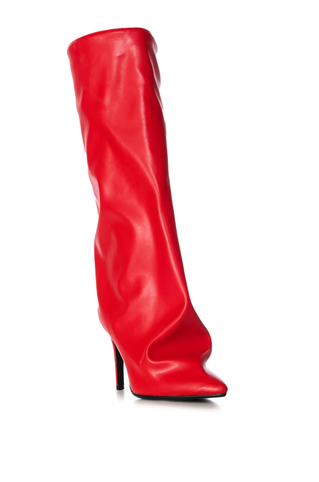 HER Red Heel Pointed Toe Boot