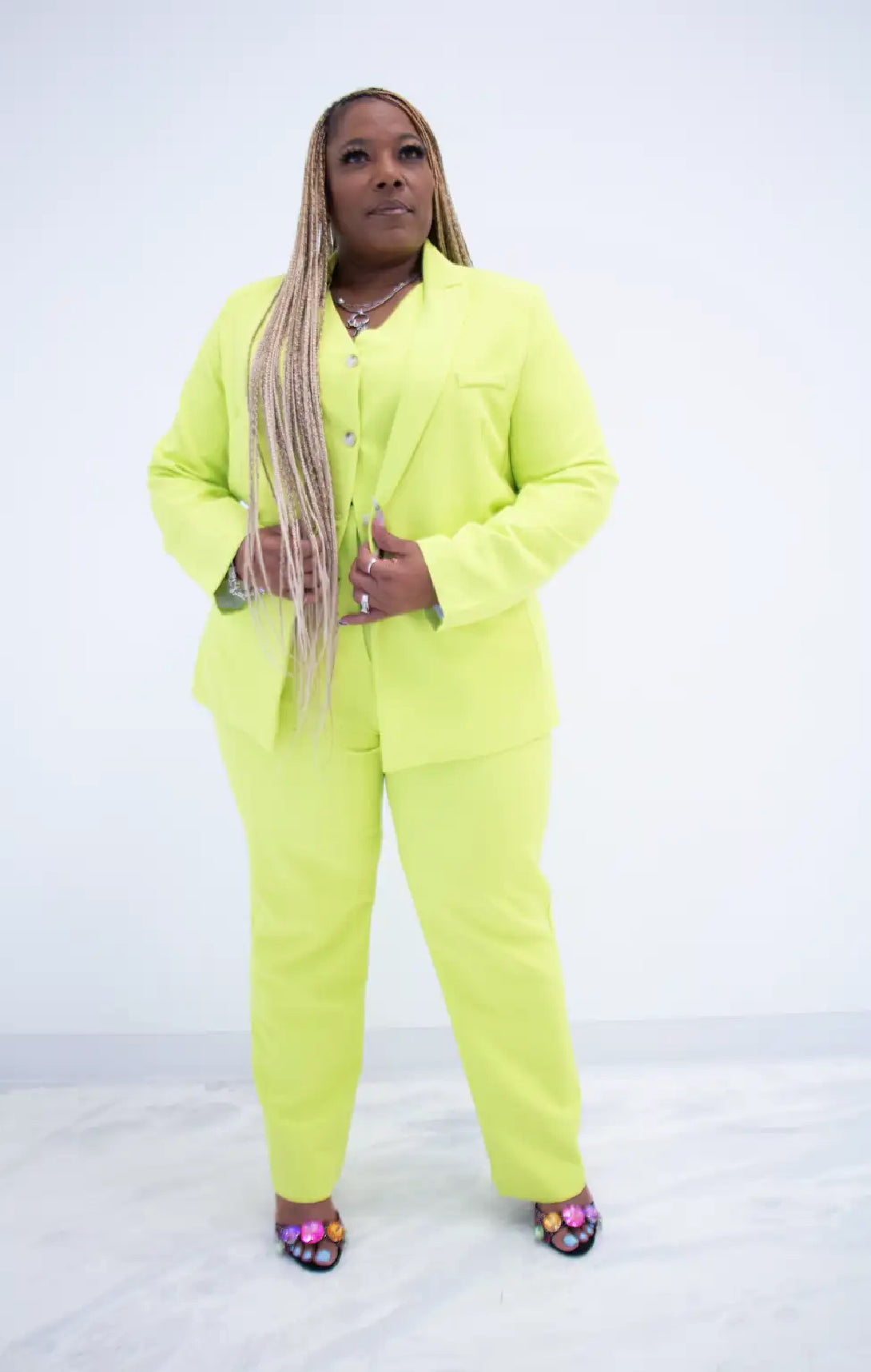 HER Bright Three Piece Suit