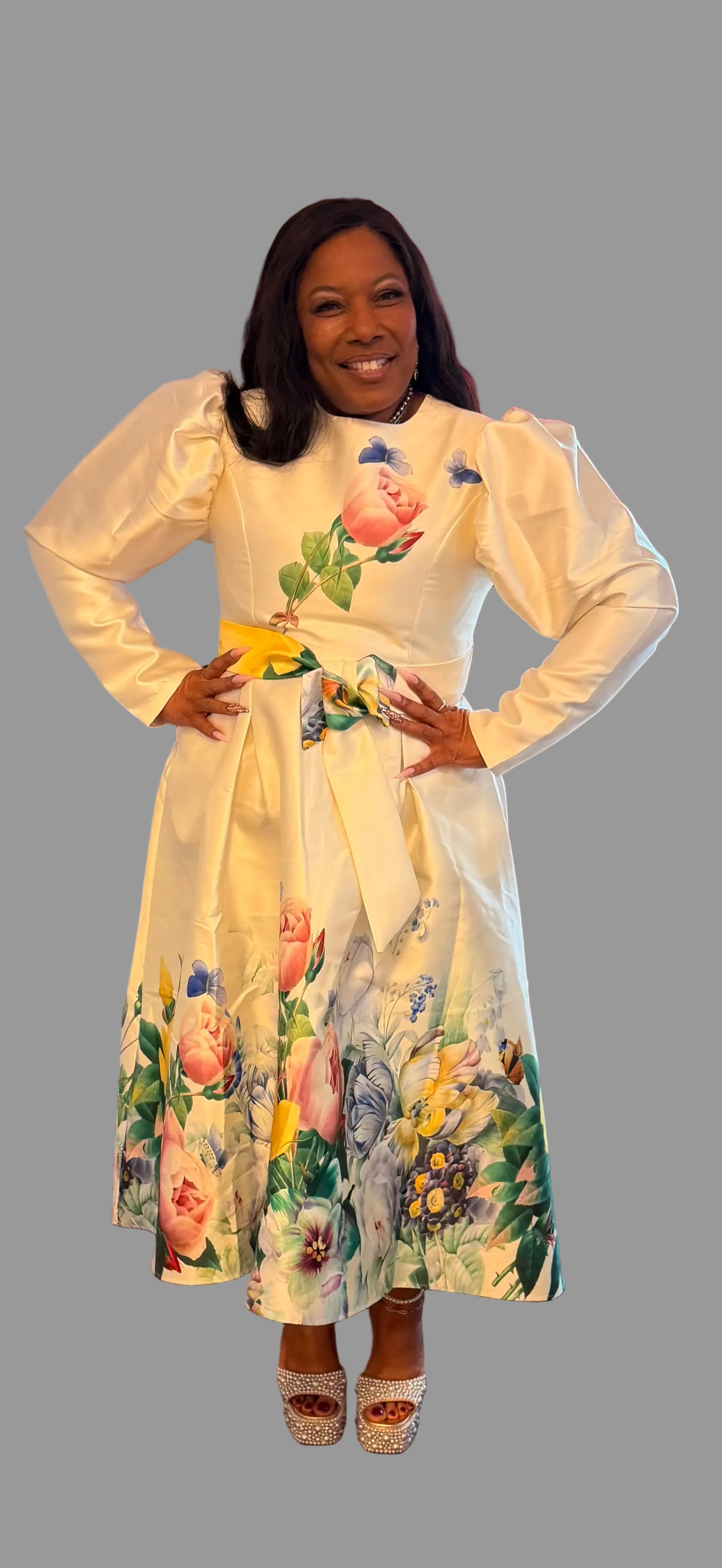 Her Floral Long sleeve Dress